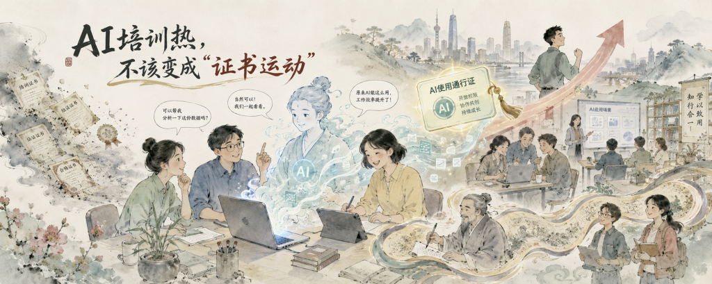 AI 培训热，不该变成“证书运动”